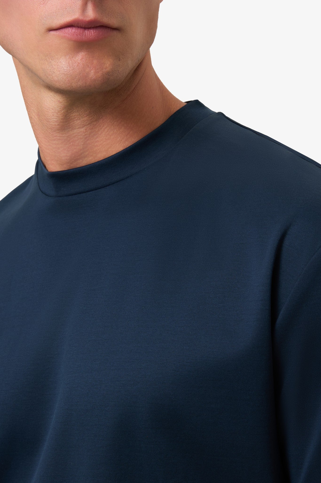 Mercerized Supima T-shirt - Navy