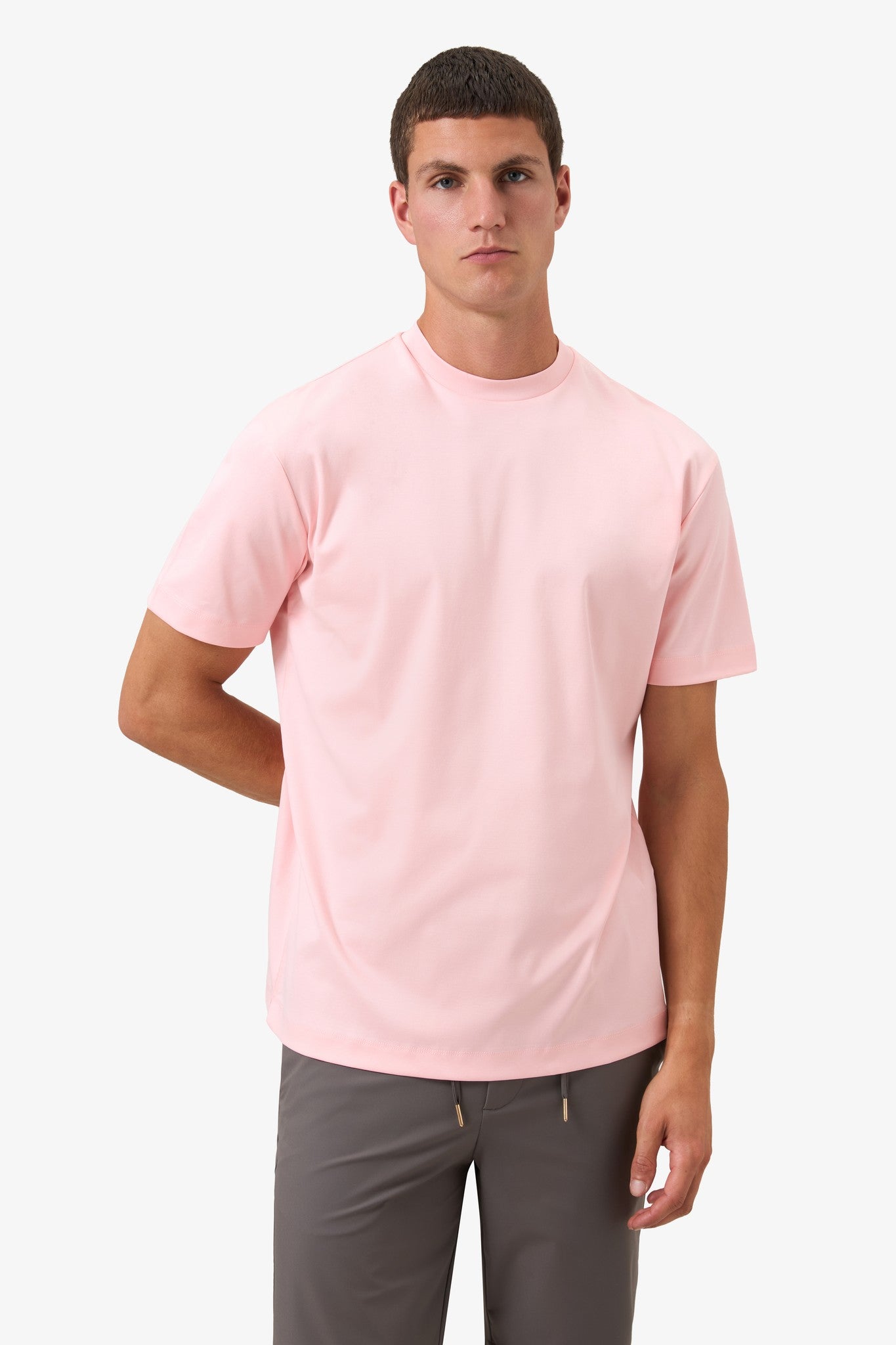 Double Mercerized Supima Tee - Pink