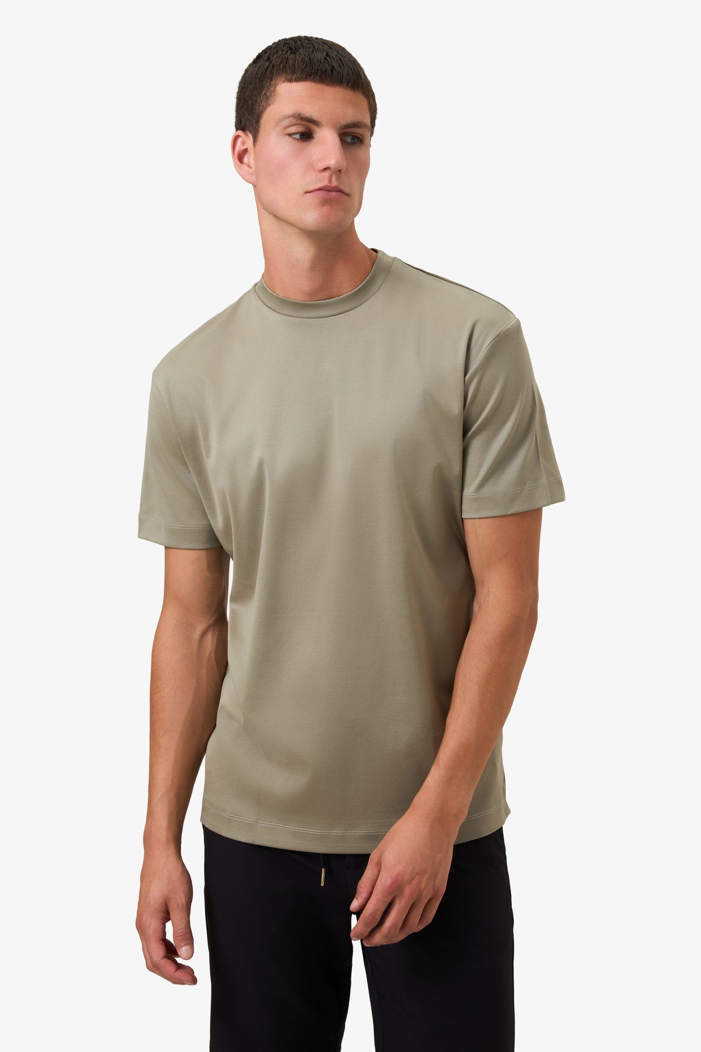 Double Mercerized T-shirt - Light Green