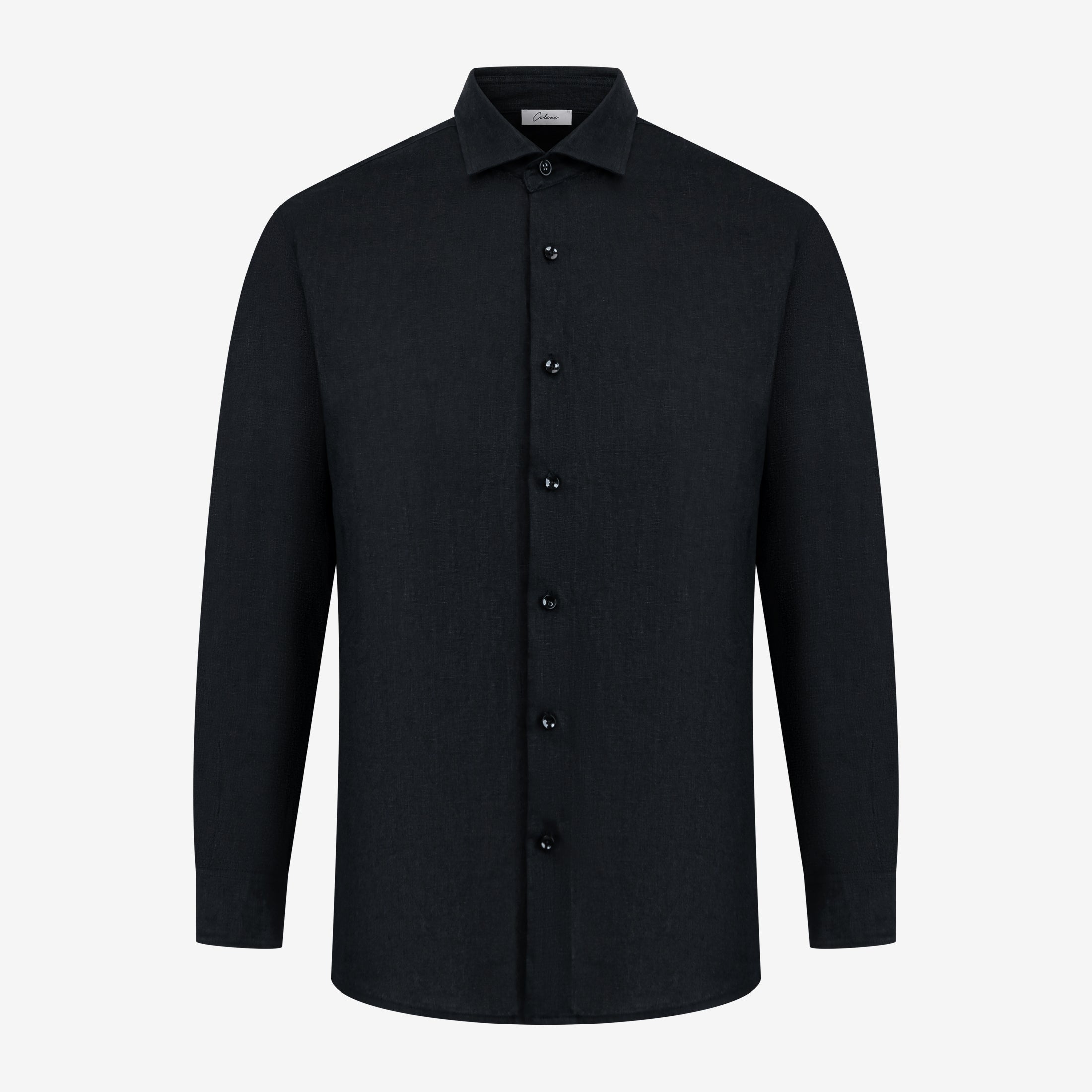 Linen Shirt - Black