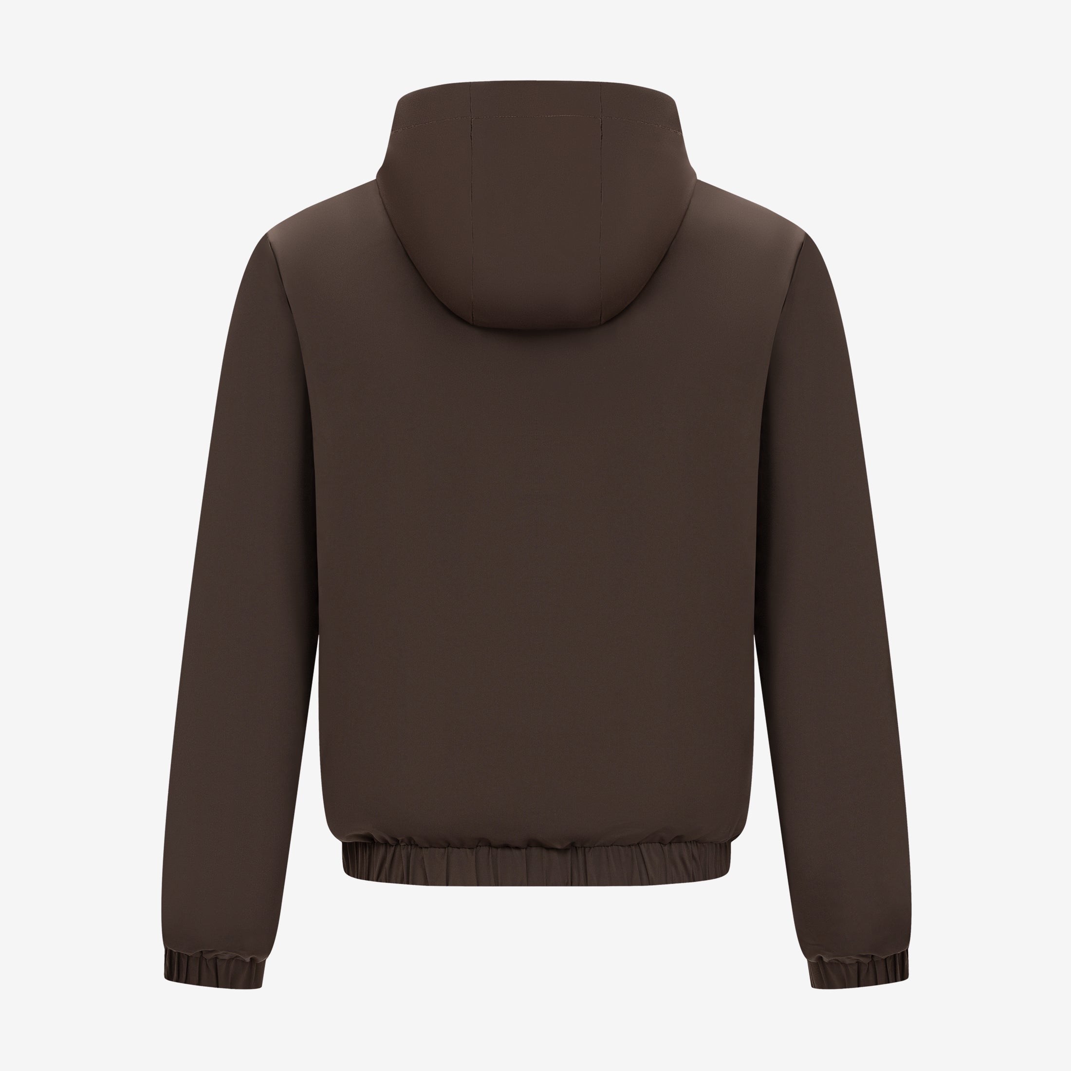 Reversible Hooded Jacket - Brown