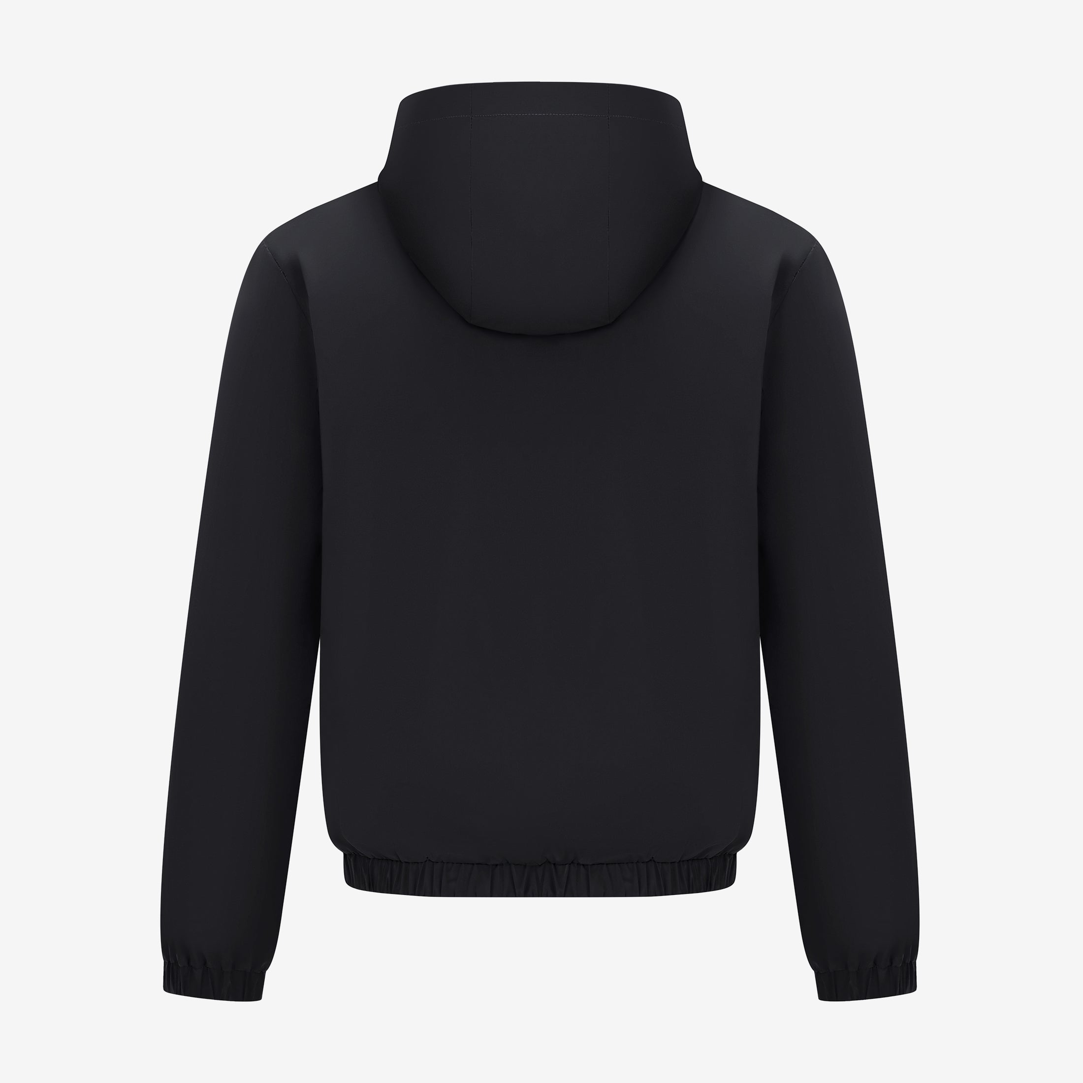 Reversible Hooded Jacket - Black