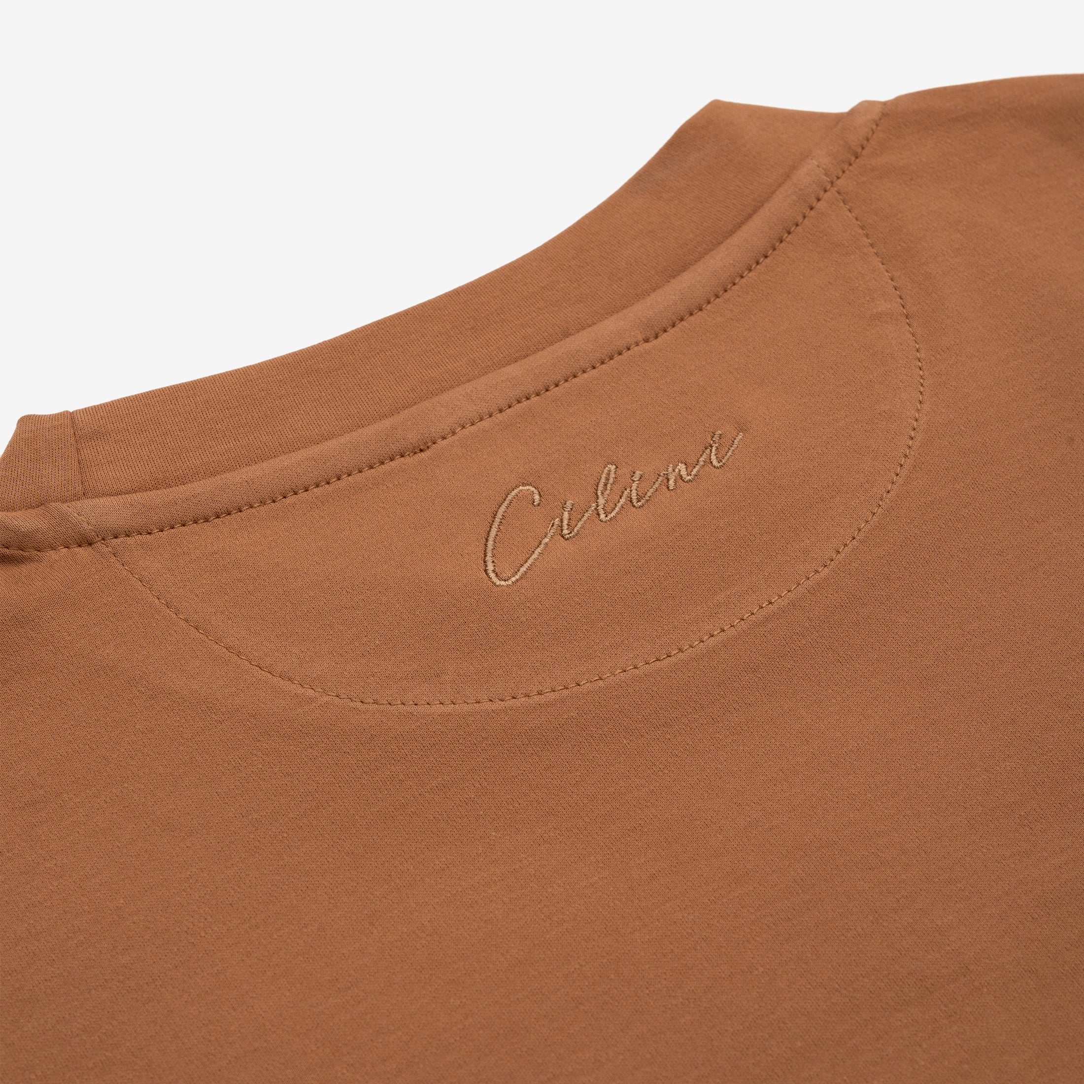 Mercerized Supima T-shirt - Copper Brown Tee