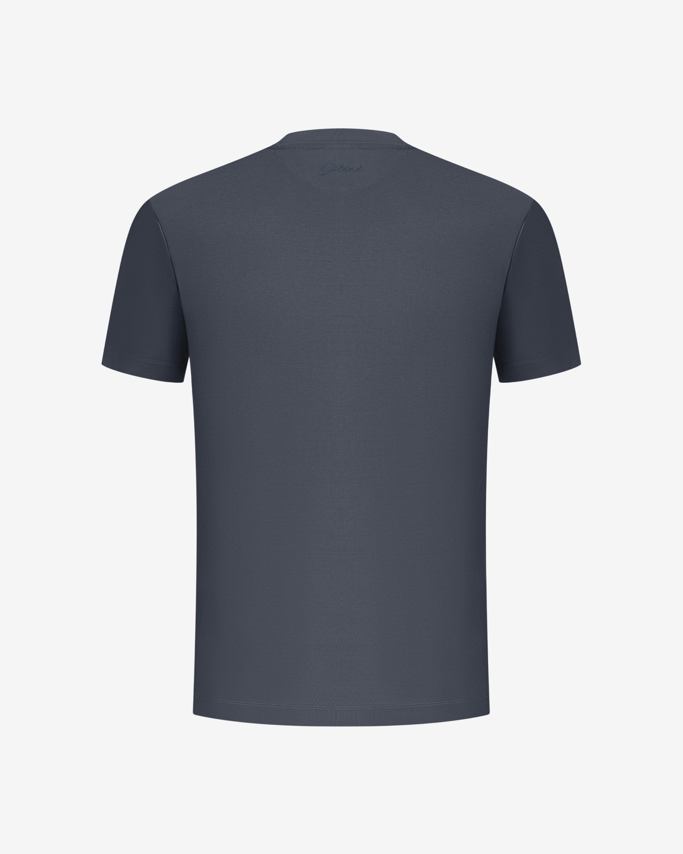 Double Mercerized T-shirt - Black Grey
