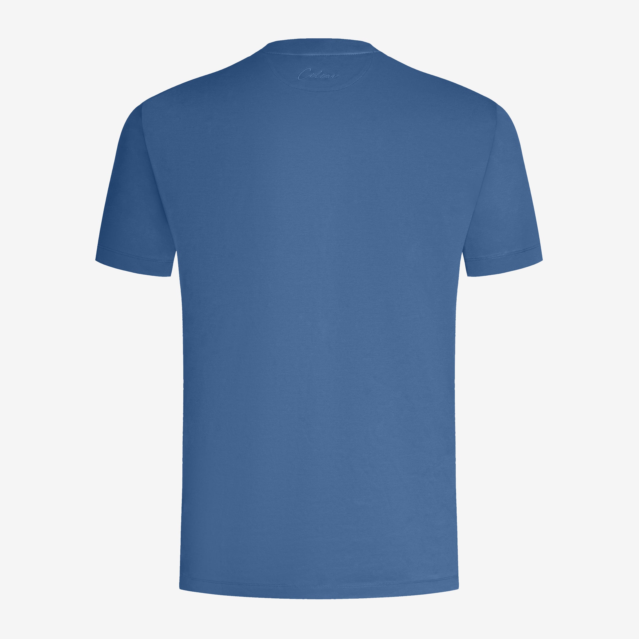 Double Mercerized Supima Tee - Blue
