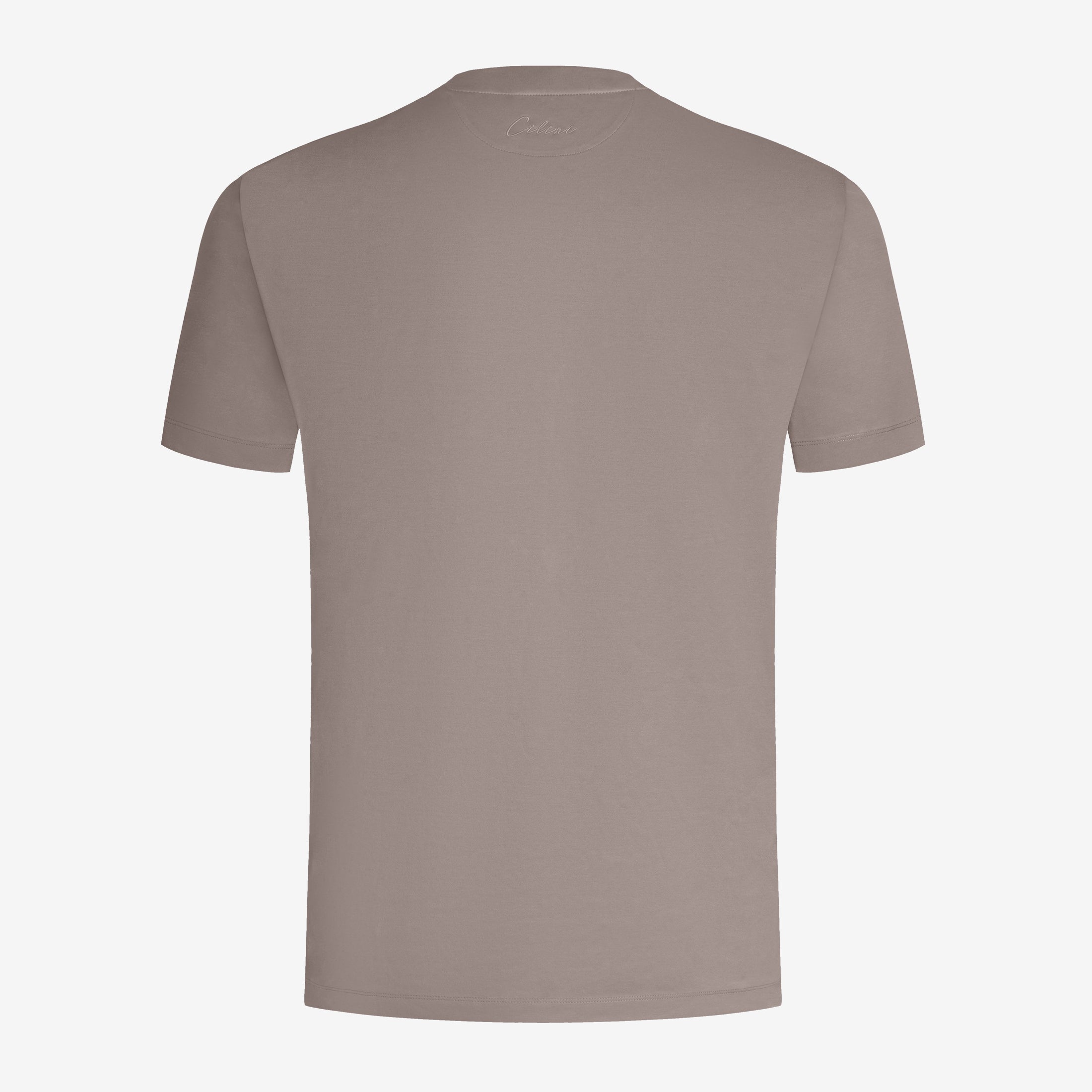 Mercerized Supima T-shirt - Taupe