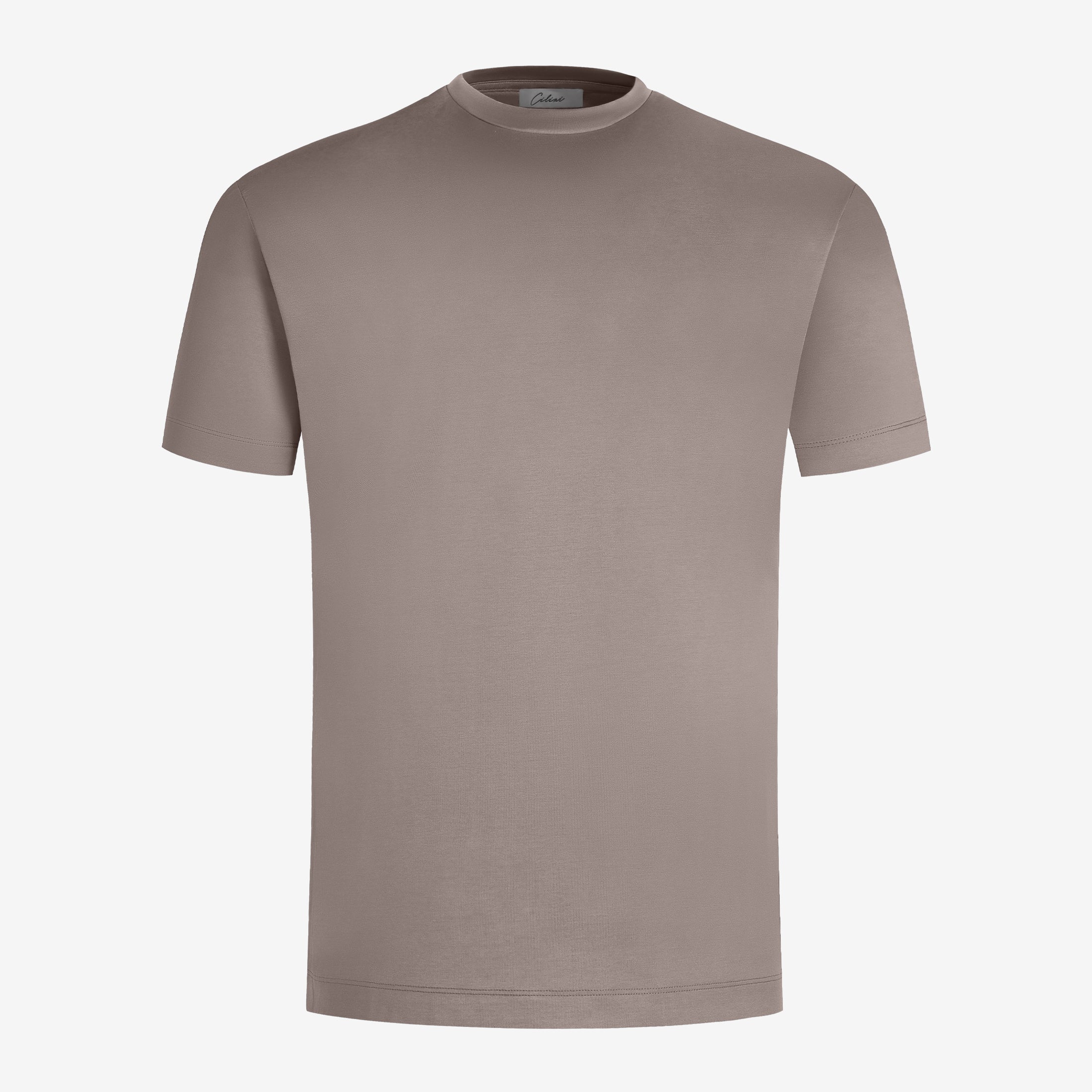 Mercerized Supima T-shirt - Taupe