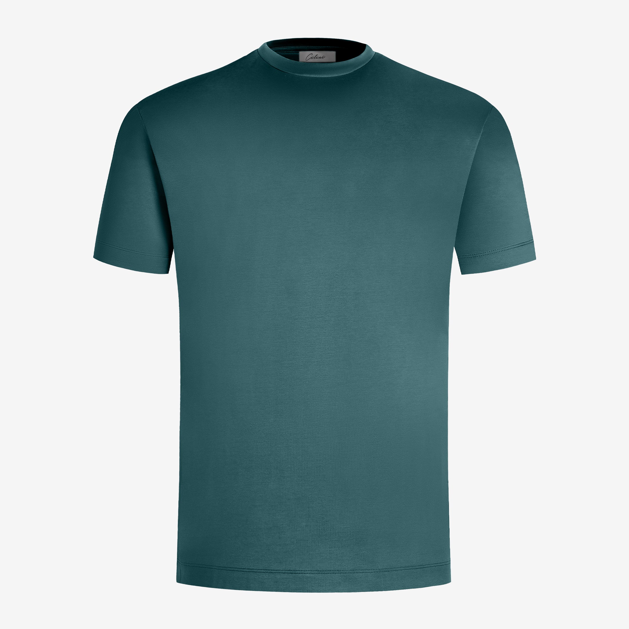 Mercerized Supima T-shirt - Petrol Green