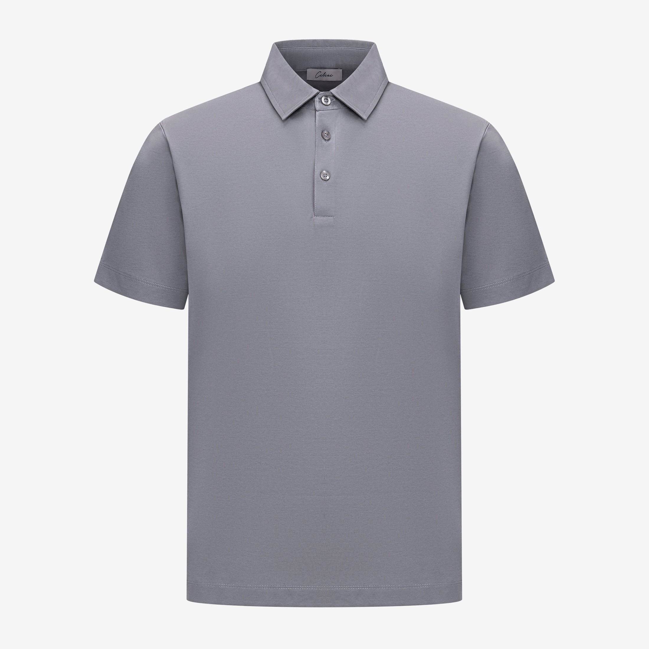 Mercerized Polo - Grey