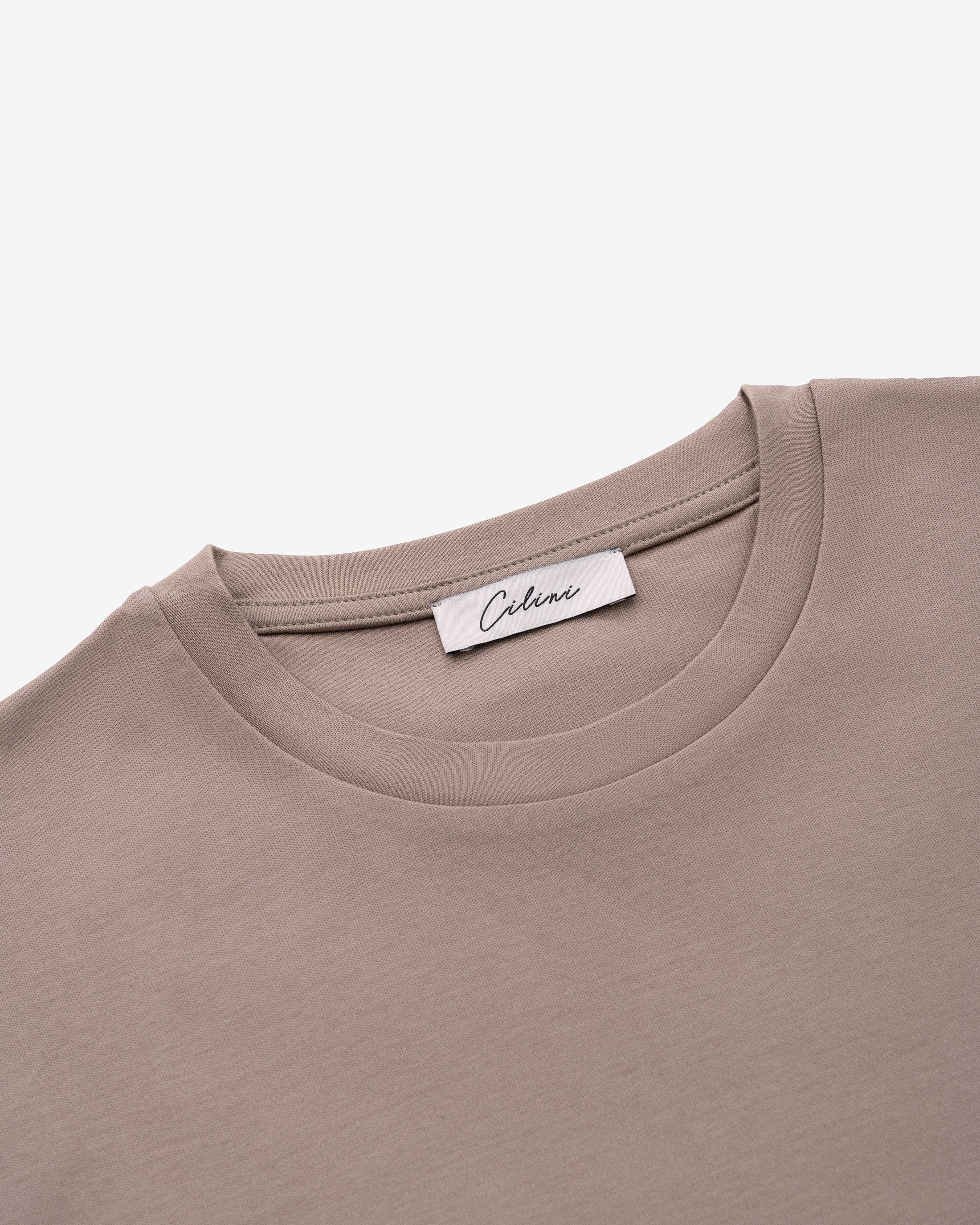 Mercerized Longsleeve - Taupe