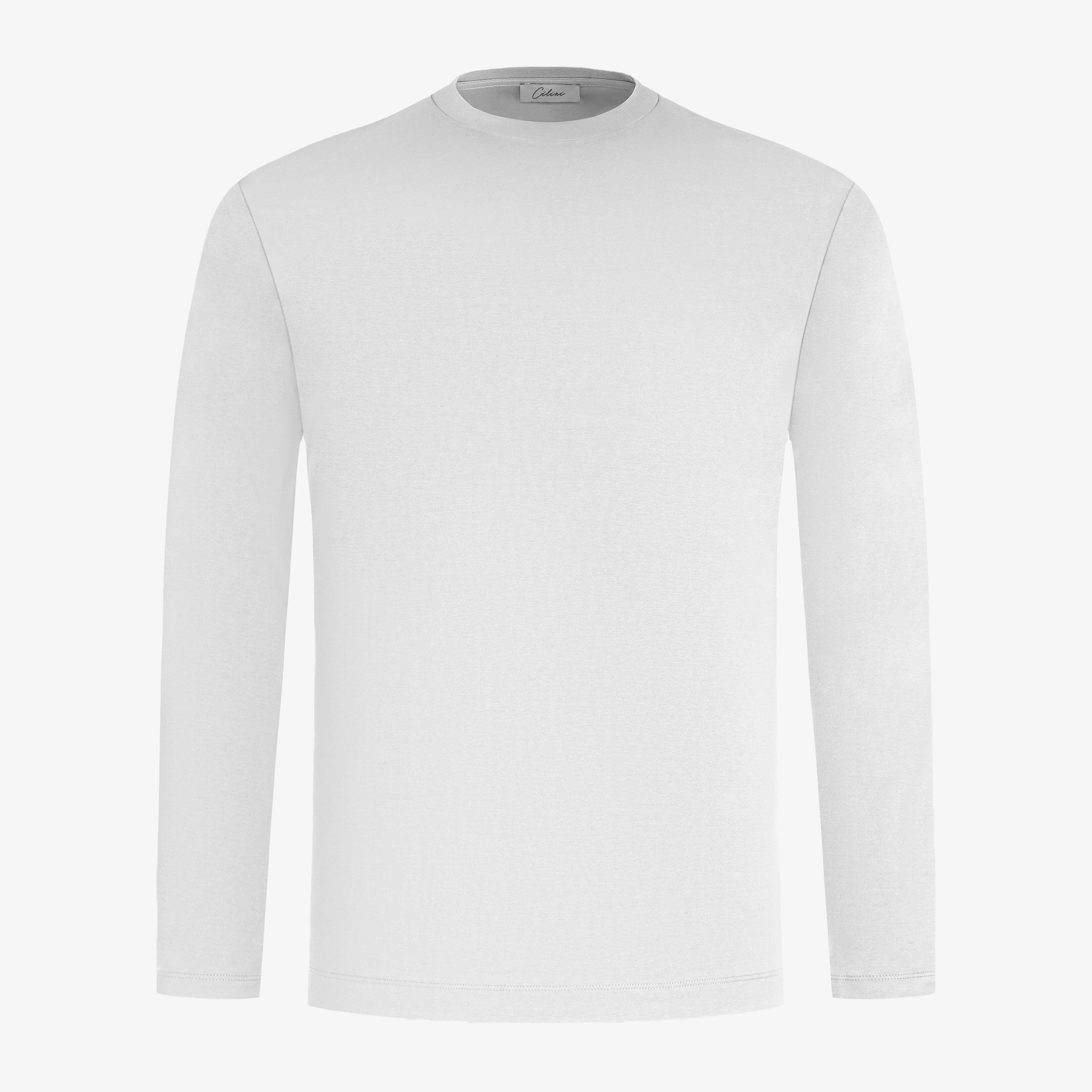 Mercerized Longsleeve - White