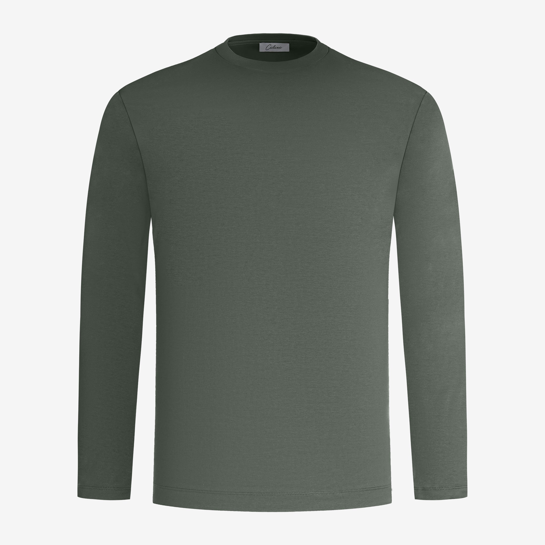 Mercerized Longsleeve - Dark Green