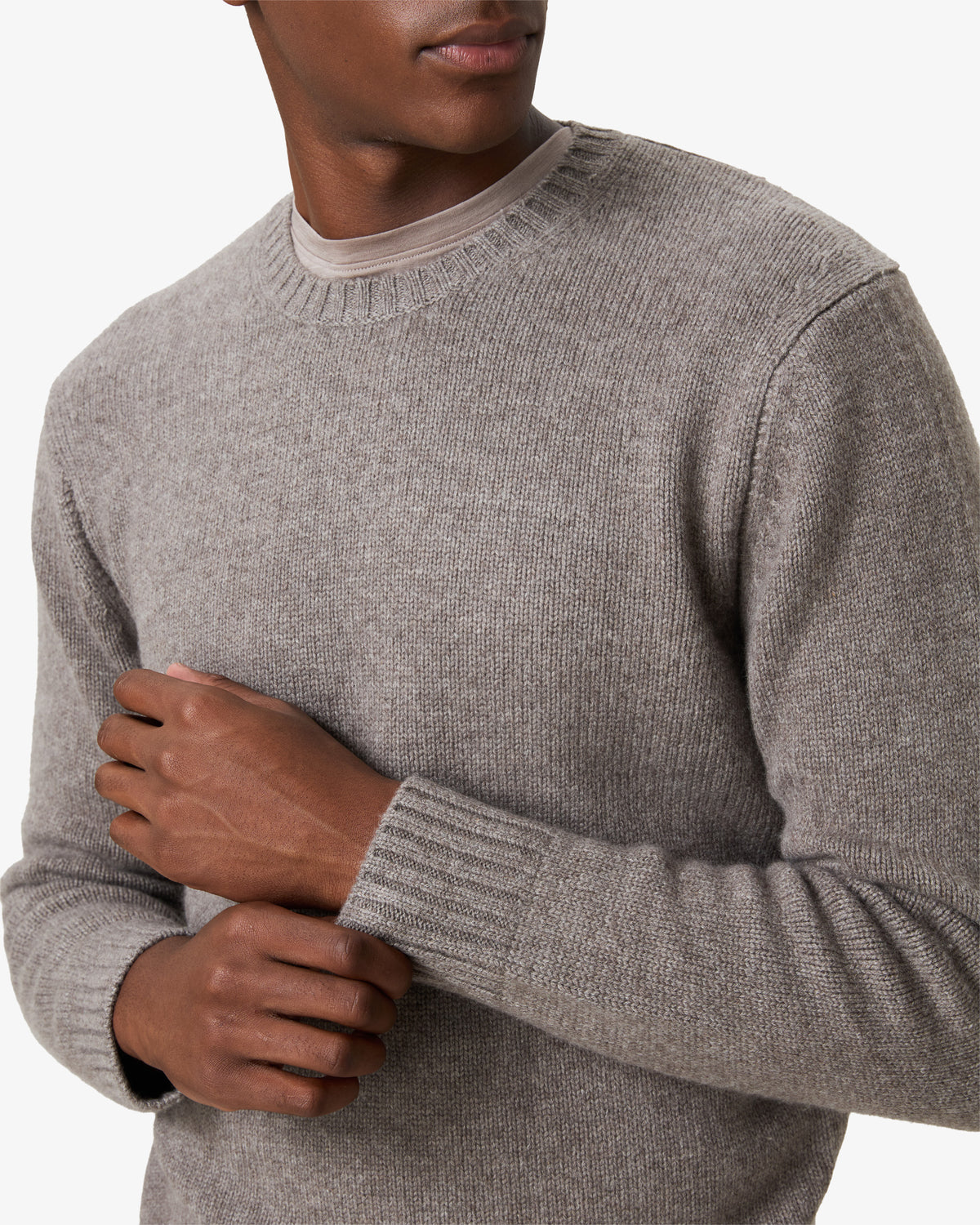 Cashmere Wool Crewneck Sweater - Vapor