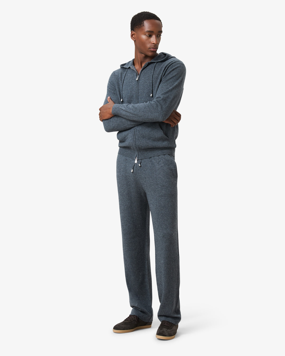 Wool Hoodie - Rutherium