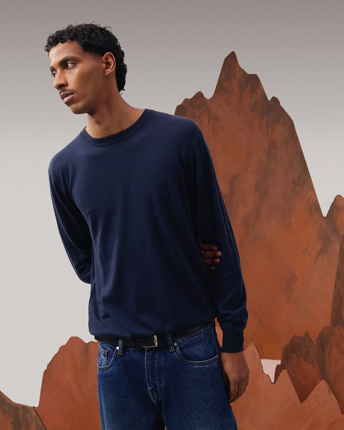 Cashmere Longsleeve - Starry Sky