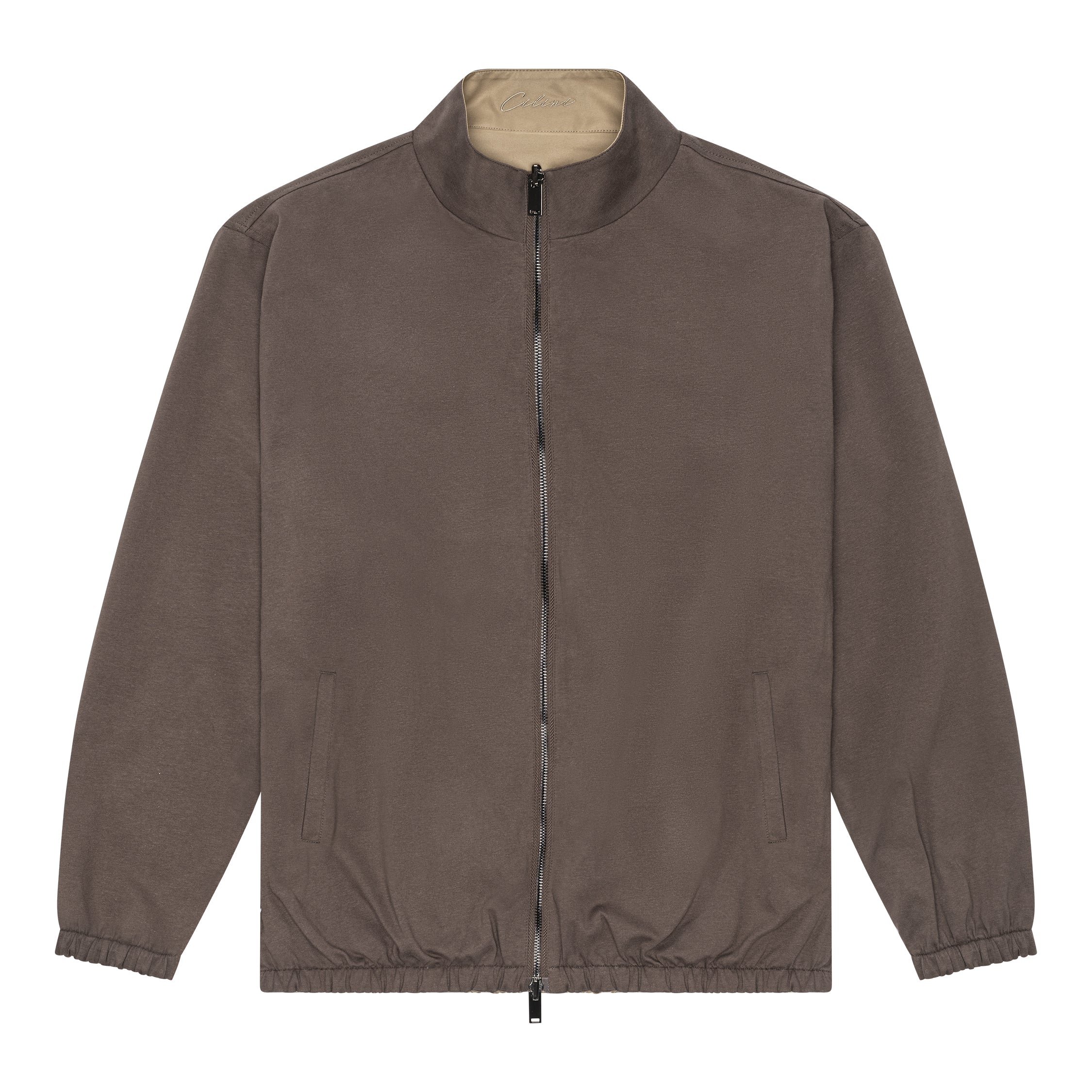 Reversible Jacket - Cream / Brown