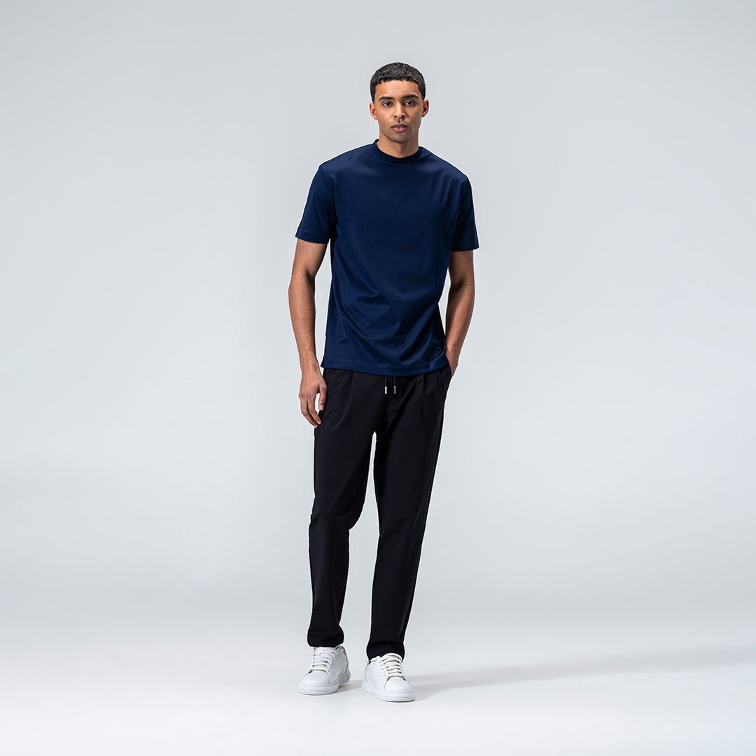 Mercerized Supima T-shirt - Navy
