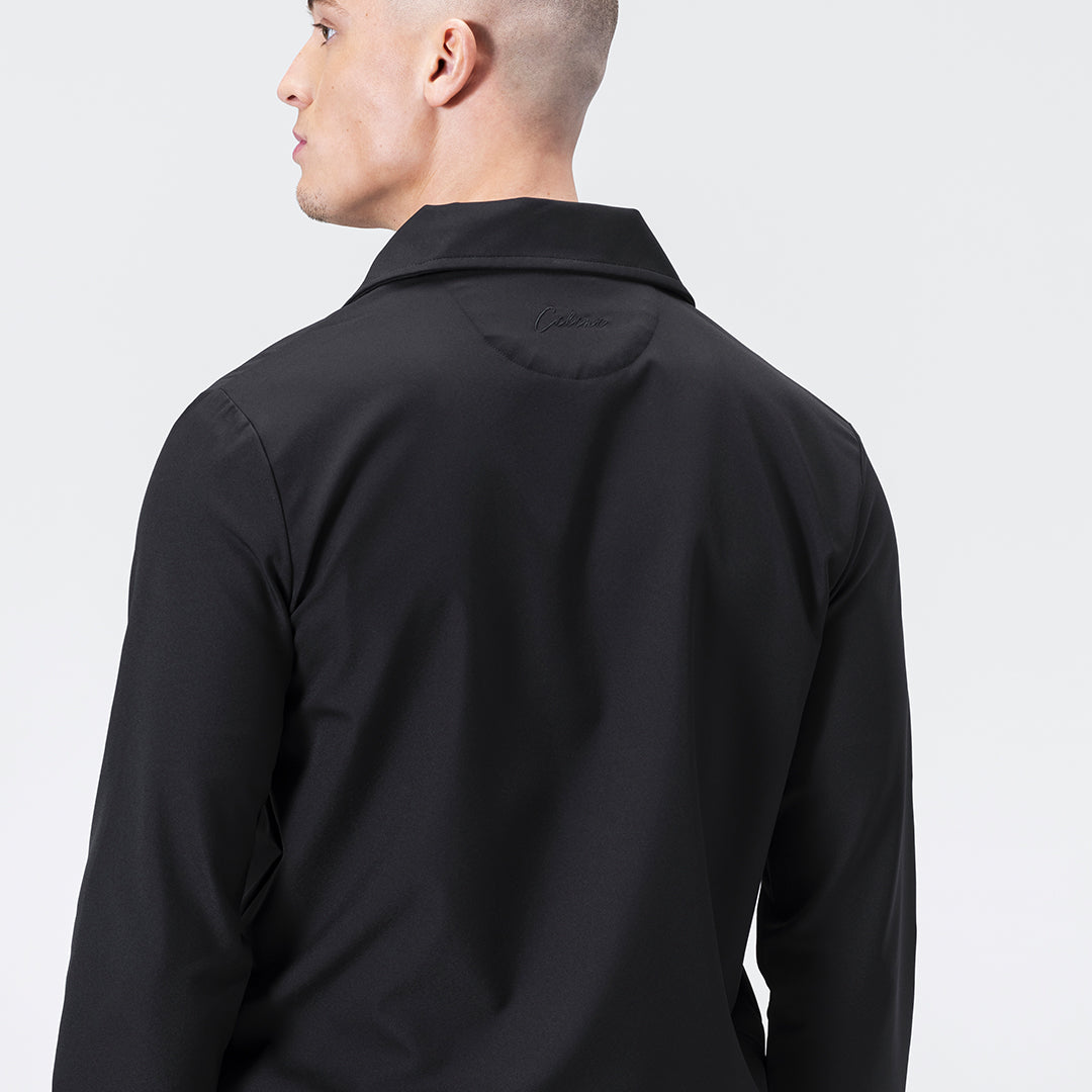 Collared Tracksuit - Black