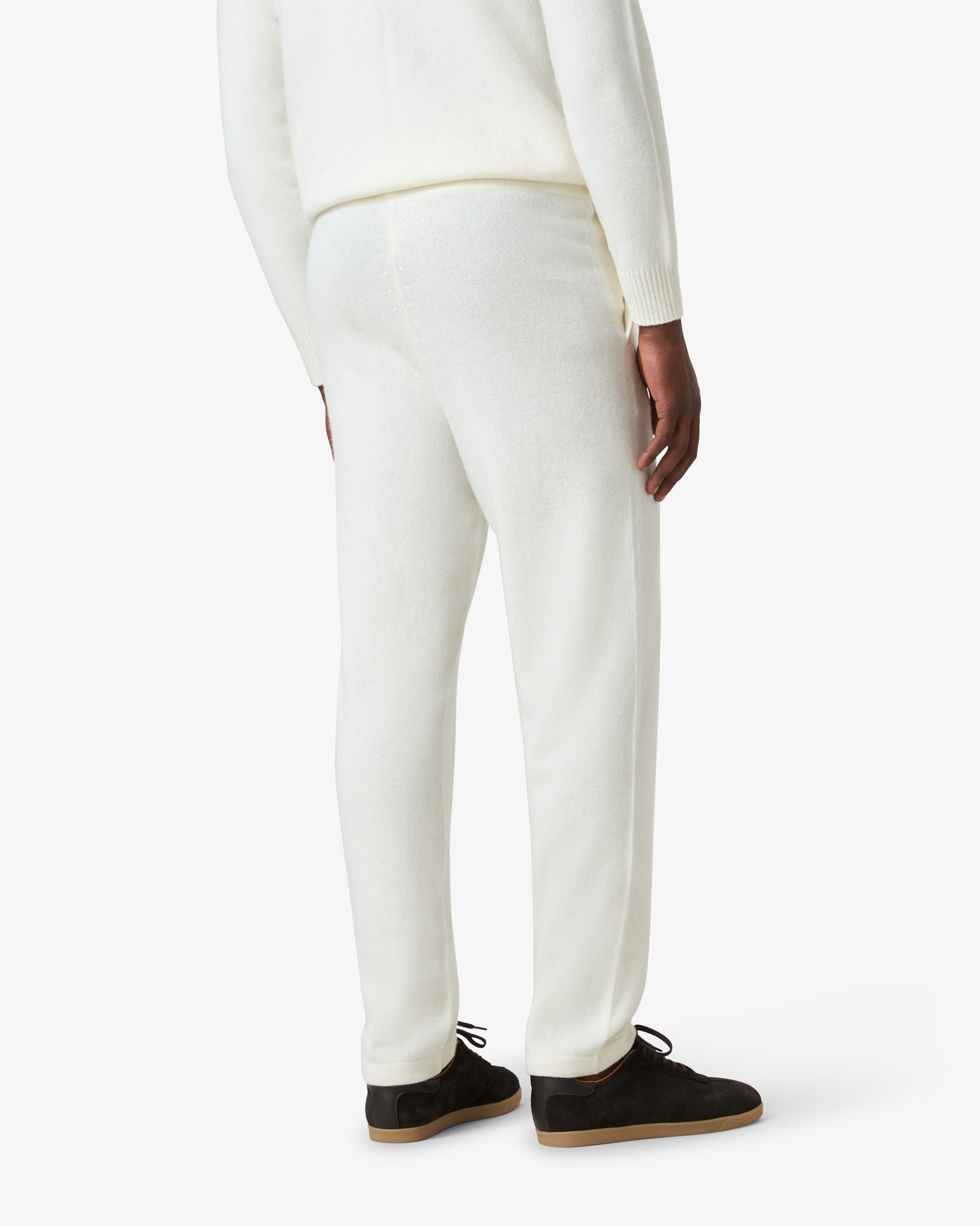 Lambs Wool Tracksuit Pants - Off White