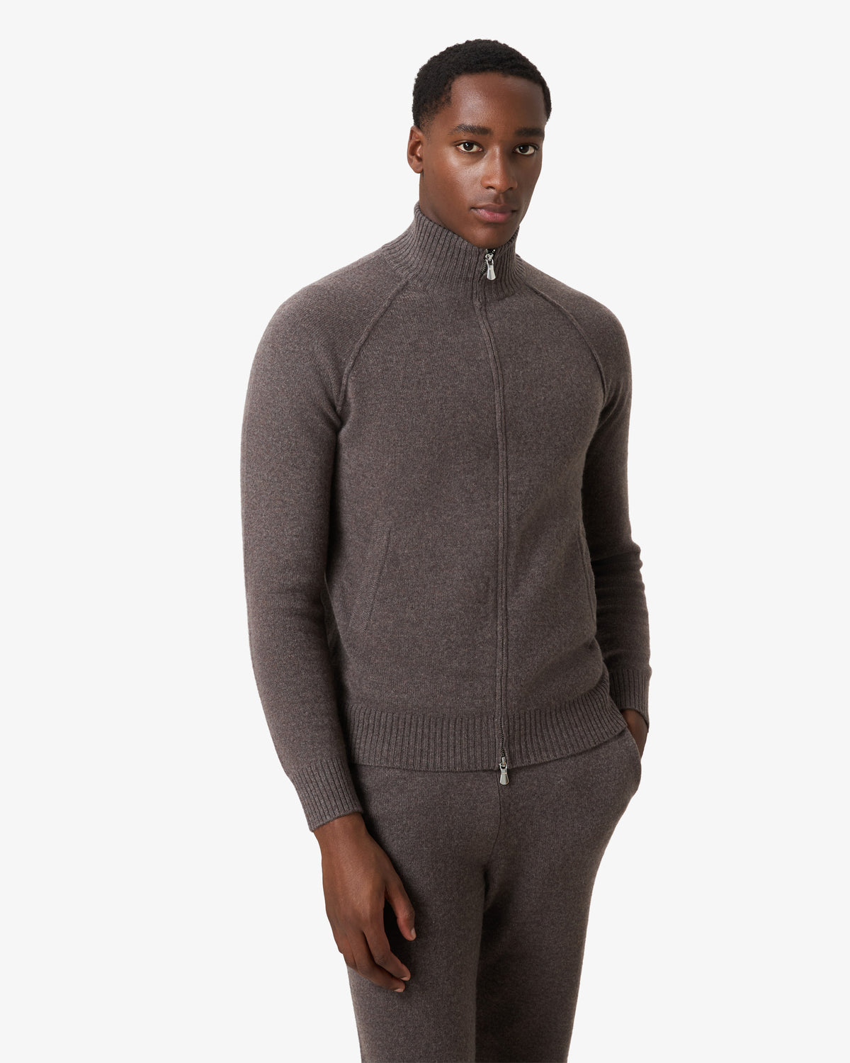 Lambs Wool Tracksuit Vest - Heather Grey