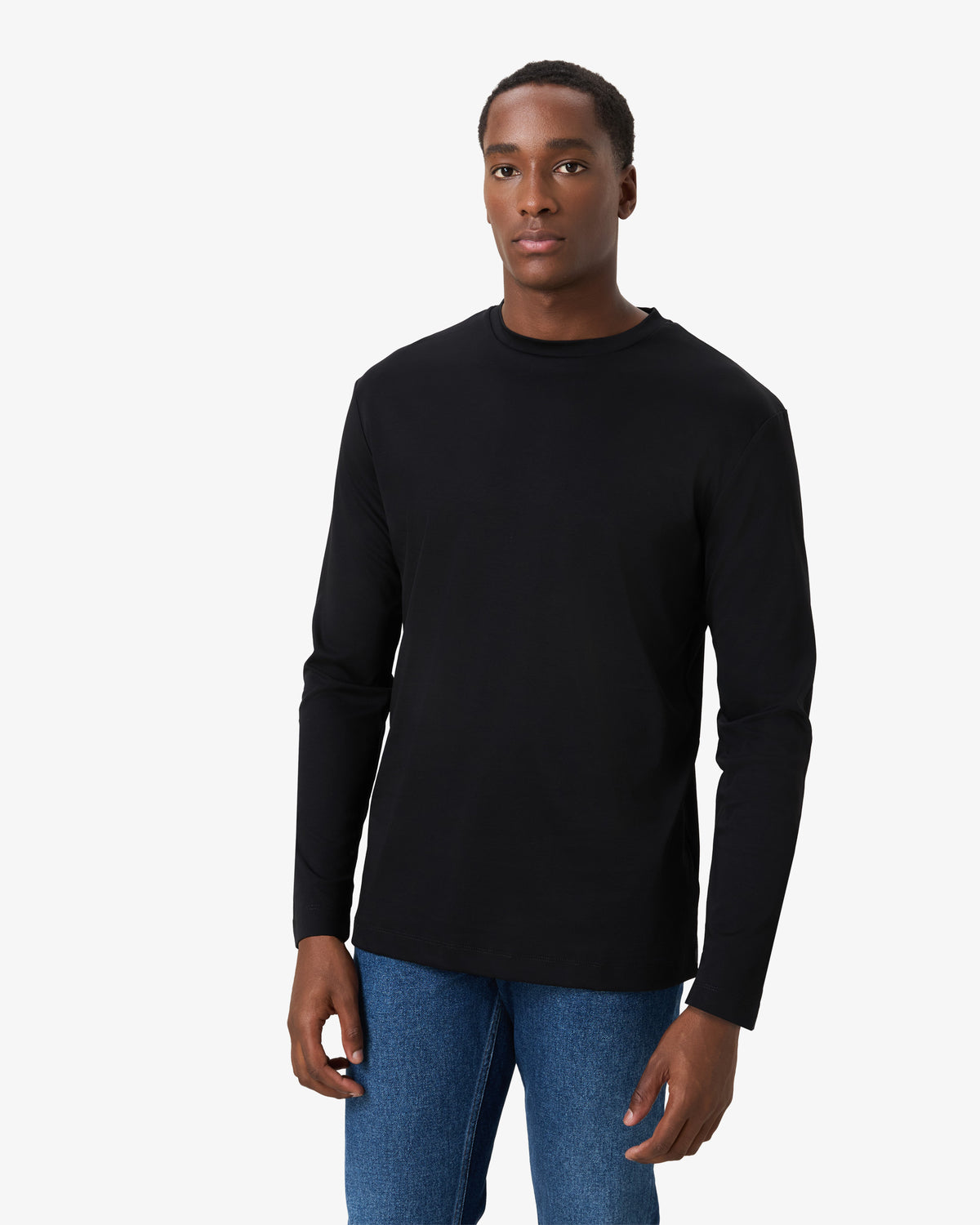 Mercerized Longsleeve - Black