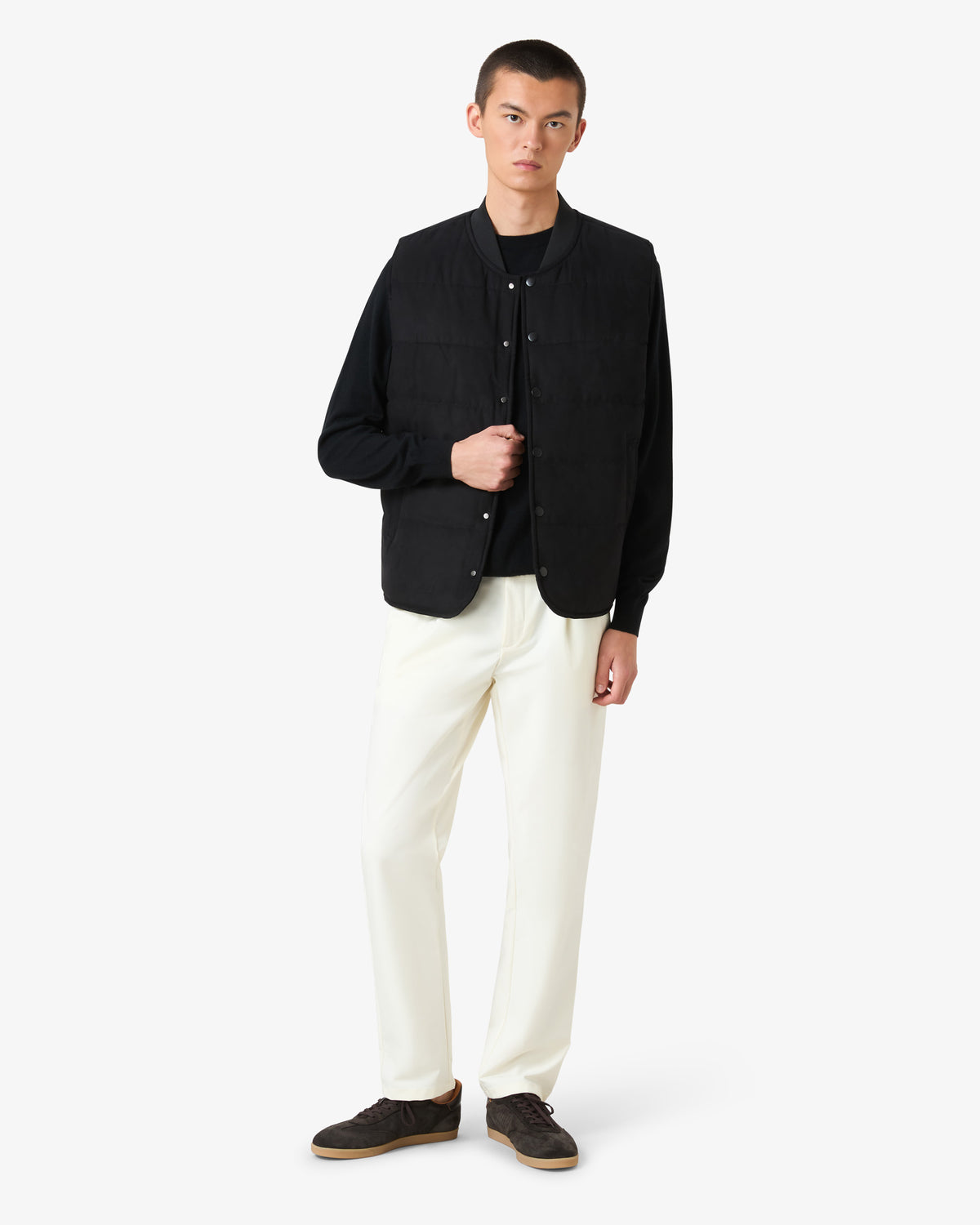 Suède Bodywarmer Black