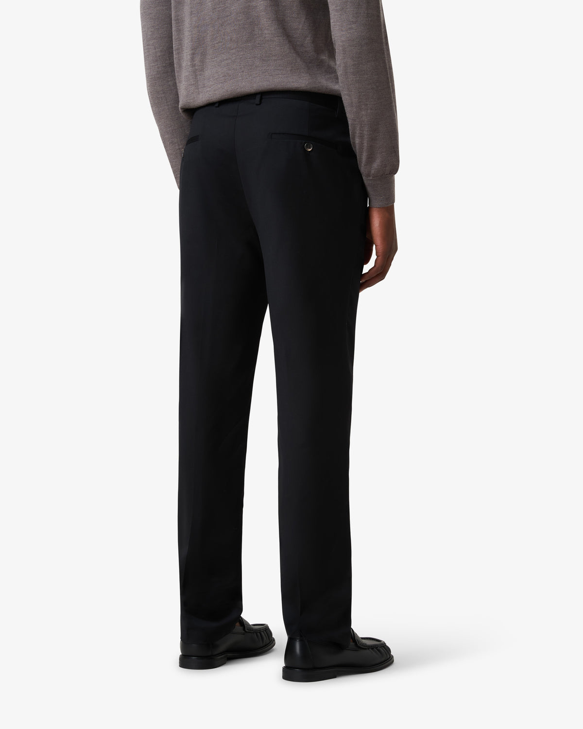 VBC Wool Pants Slim Fit - Black l